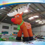 Giant Inflatable Reindeer For Christmas 4m 6m 8m High Deer Outdoor Decoration Inflatables