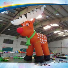 Giant Inflatable Reindeer For Christmas 4m 6m 8m High Deer Outdoor Decoration Inflatables