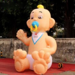 Newly Design 4mh Inflatable Baby Cartoon Model Customized Child Newborn Toy For Displaying Decoration