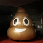 Exquisite Crafts 4mh Inflatable Cartoon Poop Model Air Filled Stool Toy Made To Order For Funny