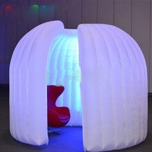 Sayok 2 5m 8 2ft Diameter Inflatable Wall With Light Attractive Portable White Dome For Business Promotion