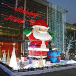 Personalized 26 Feet Height Giant Inflatable Santa Big Claus 8m Toys