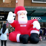 Custom Made 13 Feet Tall Giant Inflatable Santa Claus Christmas 4m Height Toys