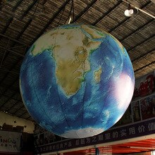 2m Diameters Inflatable Hanging Earth Globe Balloon Solar System For Academic Activity