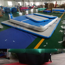 Big Size 10m 11m 12m Air Track Mats For Gymnastics Customized Tumbling With Pump Dwf Floor Gym Mat Yoga