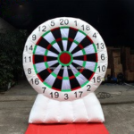 Bingo 2 2m High Inflatable Golf Dart Sport Game Darts Board For Lawn Activity Team Building