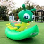 Customized 3m Length Giant Inflatable Insects Big Worm Inflatables For Decoration Toys