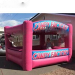 Oxford 3 4m Inflatable Candy Stall Concession Stand Tent Carnival Food Booth For Outdoor Promotion