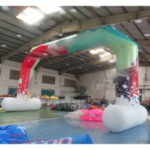 To Door Popular Outdoor Advertising Customized Size Inflatable Archway Pvc Arch