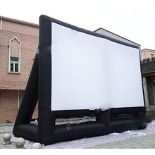 To Door Giant 8mx6m Inflatable Movie Screen 16 9 Projection Large Outdoor Portable Film Play