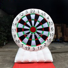 Standing Type 2 2mh White Inflatable Dart Board For Pvc Funny Game Kids Or Adult Toys