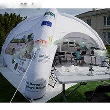 Lightweight Inflatable Event Dome Tent Portable Air Spider Promotion Gazebo With Custom Printing And Blower