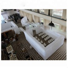 Trade Show Exhibition Decoration Square Inflatable Air Wall Office Pod Tent For