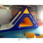 Large Aqua Fun Park Amusement Water Floating Inflatable Triangle Slide