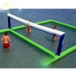Customized Inflatable Sports Field Floating Water Volleyball With Net