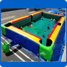 6x4m 8x5m 10x5m Commercial Grade Pvc Snook Ball Soccer Pool Table Inflatable Snookball Billiard Football For Rental