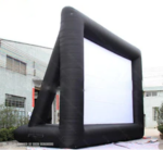 Giant Inflatable Screen 9m Large Projection Movie Screens Outdoor Film For Advertising