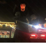 Halloween Inflatable Giant Devil Demon Killer 10 Meters Tall Decoration For Outdoor Toys