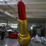 Customized 2mh Inflatable Lipstick For Night Club Decoration