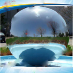 Reflective Inflatable Mirror Ball Balloon For Advertise Event Party Decoration