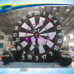 Round Inflatable Soccer Dartboard Football Dart Board Human For