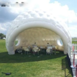 8m White Inflatable Dome Tent Giant Golf Shell For Outdoor Sport Event