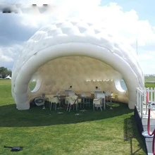 8m White Inflatable Dome Tent Giant Golf Shell For Outdoor Sport Event