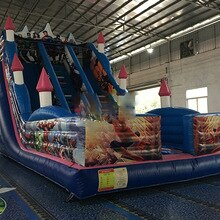 Commercial Inflatable Trampoline Castle Bouncer Slide