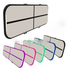 Air Track 3x1x0 1m Mini Black Inflatable Airtrack For Gym Tumble Trampoline Pump