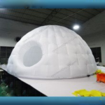 4 6m Diameter Small Inflatable Igloo Tent For Party Events Outdoor Round Camping Kids With Door White Dome Roof