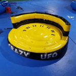 Customized Inflatable Water Towable Boat 3m Diameter Flying Crazy Ufo For Sea Games