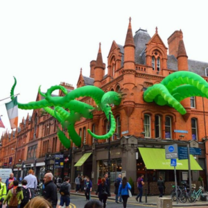 Mzqm Giant Inflatable Octopus Tentacles Leg For Party Event Decoration