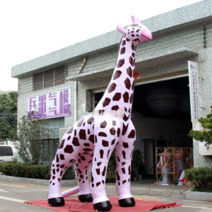 Personalized 5m Height Pvc Giant Inflatable Giraffe 16 Feet Big Toys