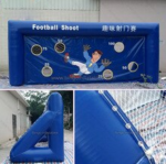 Design Inflatable Football Shoot Customized Kids Soccer Dart Door Toy