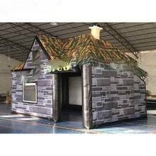 Popular Outdoor 7x4m Giant Pvc Inflatable Pub Bar Tent Cabin House For Party And Event
