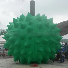 Air Green Giant Inflatable Durian Fruit Replica For Outdoor Advertising