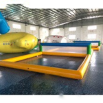 Water Play Sport Games Inflatable Floating Volleyball Court