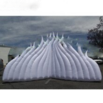 Design Stage Decoration Props Inflatable Backdrop With Led Lights For