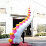 Highly Recommended 3-5mh Inflatable Octopus Tentacle Replica Toy Inflating Characteristic Color Style Leg Ocean Theme Decoration
