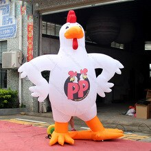 Original 3mh Inflatable Chicken Cartoon Customized Lovely For Advert Decoration Model