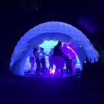 Customized Inflatable Igloo Tent With Led Dome Marquee For Party Wedding Advertising Event