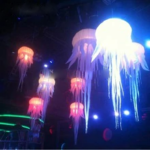 Hot Birthday Party Inflatable Lighting Jellyfish Balloon Hanging Led Lamp For Holiday Events Decoration