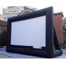 7 6m 16 9 Front Rear Projection Inflatable Movie Screen Outdoor Tv Cinema With Ce Ul Blower