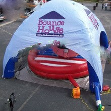 Kids Play 4legs Inflatable Spider Tent Air Igloo Dome Sun Shelter For Bouncy Castle