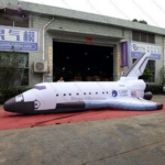 8m Length Inflatable Space Shuttle Model Customized Spaceship Decoration Toy For Displaying