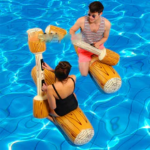 4 Pieces Set Joust Pool Float Game Inflatable Water Sports Bumper Toys For Adult Children Party Gladiator Raft Kickboard Piscina