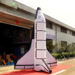 Customized 5m Height Giant Inflatable Space Shuttle Balloon Toys