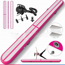 Pink Color Inflatable Air Beam For Training 300x40x20cm Balance Folding Mat Gymnastics Mini Size