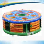 Large Outdoor Party Rental Human Whack-a-mole Sport Game Kids Adults Inflatable Carnival Interactive Boardwalk