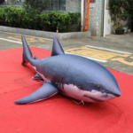 Custom Made 2 5m Length Air Sealed Inflatable Shark Pvc Pool Float Toys